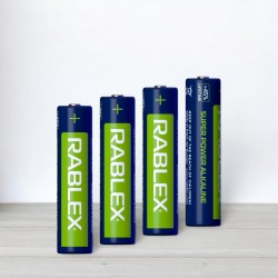 Батарейка лужна Rablex Super Power alkaline LR3, AAA, 1,5V, 4шт/уп